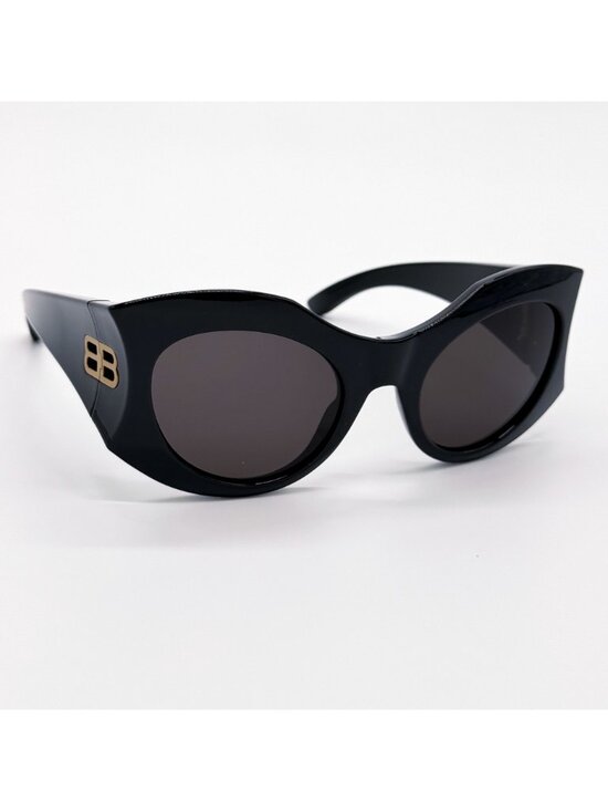 NEW BALENCIAGA BB0256S 001 SUNGLASSES BLACK BUTTERFLY WOMEN EYEWEAR BALENCIAGA main image 5